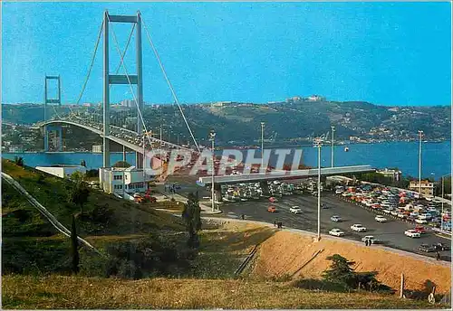 Cartes postales moderne Istanbul Turkiye Bozag Koprusu Uzunlugu 1074m