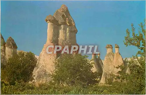 Cartes postales moderne Kapadokya les Cheminees de Fees a Zelve