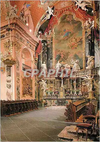 Cartes postales moderne Suisse Einsiedeln Chor der Klosterkirche