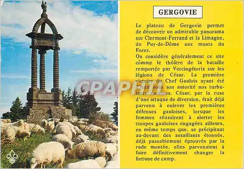 Cartes postales moderne Gergovie (Puy de Dome) Legendes d'Auvergne