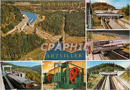 Cartes postales moderne Saint Louis Arzviller (Moselle) Canal de la Marne au Rhin le Plan Incline Transversal