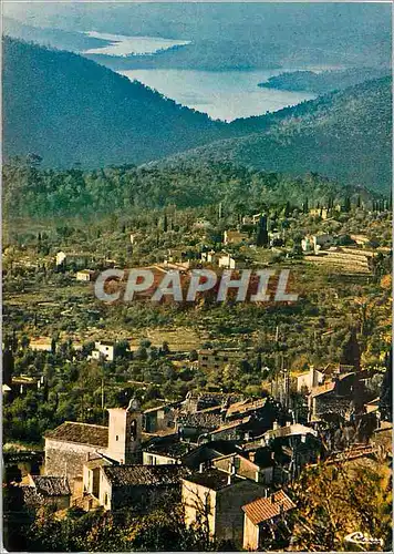 Cartes postales moderne Speracedes (Alpes Mar) Vue Generale au Loin Lac St Cassien