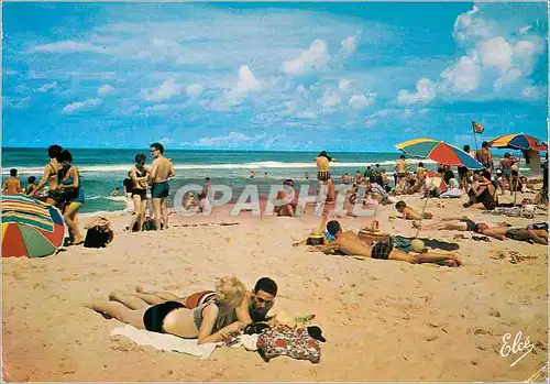 Moderne Karte Montalivet (Gironde) la Belle Plage