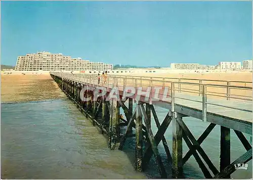 Cartes postales moderne Saint Jean de Monts (Vendee) l'Estacade et la Plage