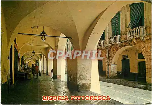 Cartes postales moderne Liguria Pittoresca Ancient Porticoes