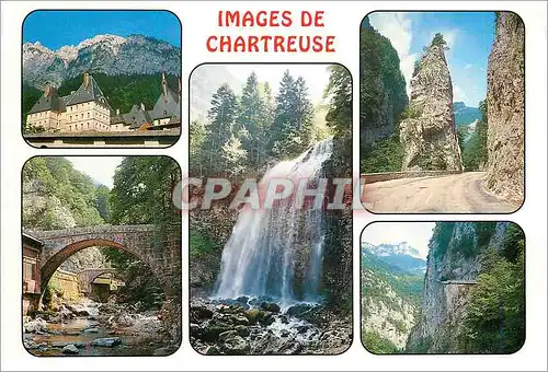 Cartes postales moderne Images de Chartreuse Le Monastere Ponts de Fourvoirie Sources du Guiers au Cirque de Saint Meme