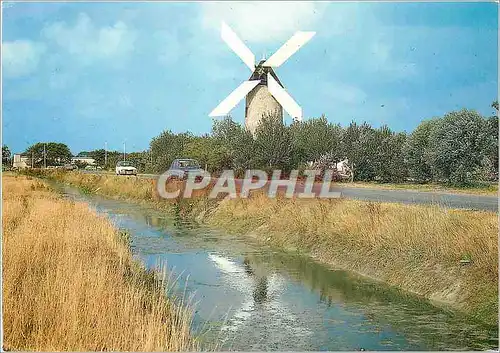 Cartes postales moderne Au Pays de Monts Moulin Vendeen Moulin a vent