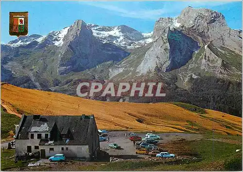 Moderne Karte Le Col d'Aubisque Hautes Pyrenees Hotellerie et Sommets