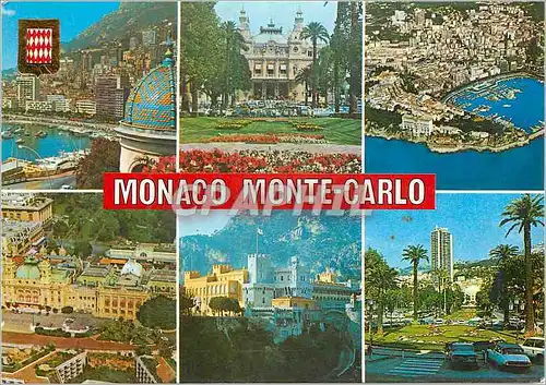Cartes postales moderne Monaco Monte Carlo Vues diverses de la Principaute de Monaco