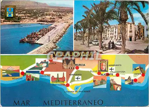 Cartes postales moderne Villa Joyosa  Mar Mediterraneo