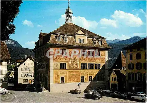 Moderne Karte Schwyz Rathaus