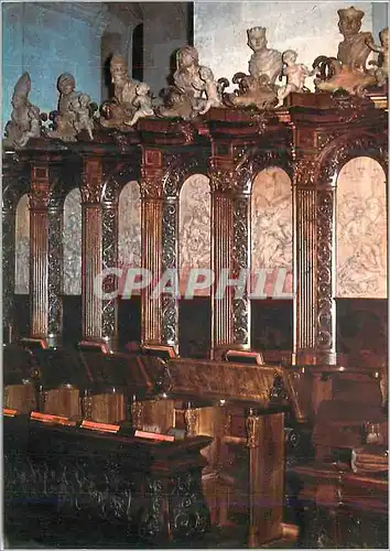 Cartes postales moderne Zisterzienser Abtei Heiligenkreuz No Stiftskirche Chorgestuhl