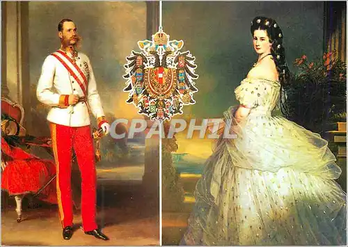 Cartes postales moderne Kaiser Franz Joseph I Kaiserin Elisabeth Sissy