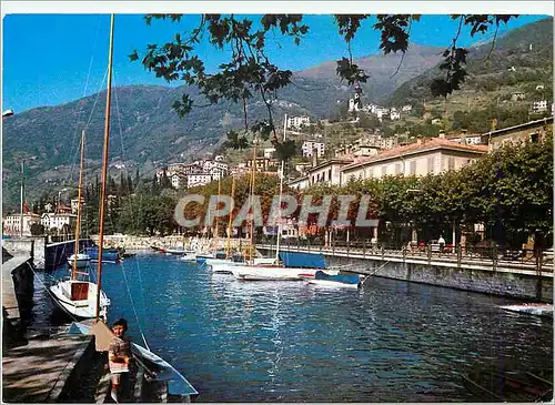 Cartes postales moderne Bellano Lac de Come Le Port Bateau de peche