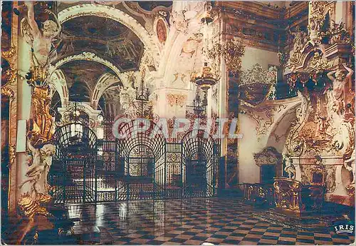 Cartes postales moderne Einsiedeln Inneres der Klosterkirche