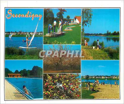 Cartes postales moderne Secondigny (Deux Sevres) est Situee sur la Rive Gauche du Thouet et Offre aux Estivants et aux V