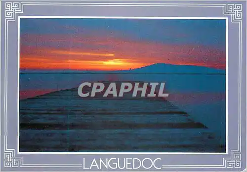 Cartes postales moderne Languedoc Etang de Thau Sete et Mont St Clair Lumieres et Couleurs Occitanes