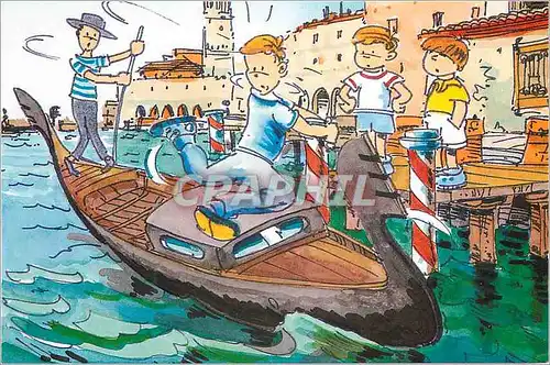 Moderne Karte Collection Sports Loisirs Voyages Venise Barque Bateau Gondole