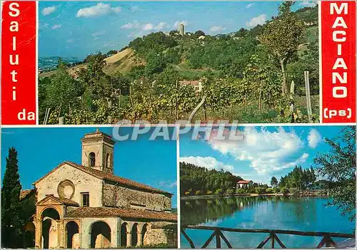 Cartes postales moderne Saluti da Maciano (ps)