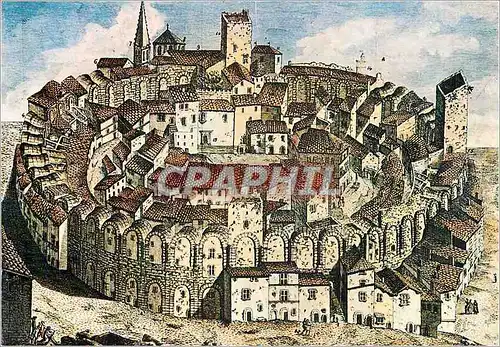 Moderne Karte Arles (Bouches du Rhone) En Provence Les Arenes (dessinees et Gravees par JB Guibert au XVIIIe S
