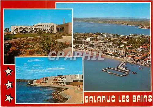 Moderne Karte Balaruc les Bains (Herault) Regards sur la Station Thermale et Balneaire en Bordure du Bassin de