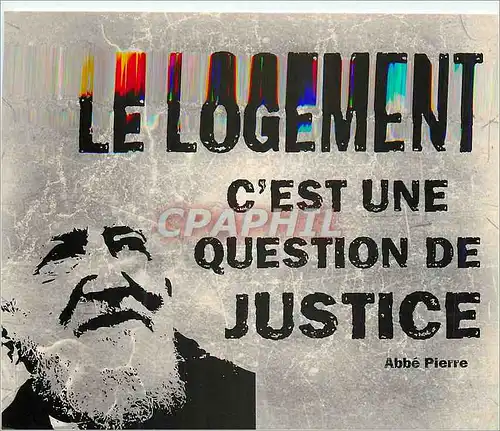 Moderne Karte Le Logement c'est une Question de Justice Abbe Pierre