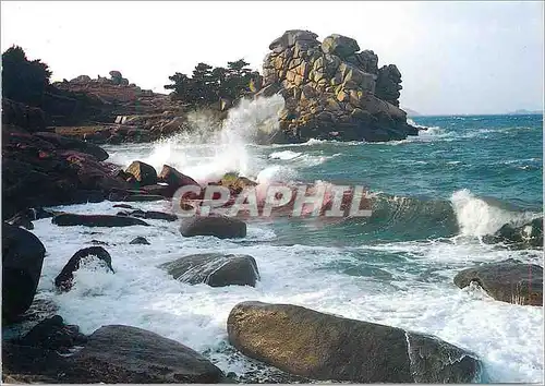 Cartes postales moderne Coup de Vent sur la Cote de Granit Rose