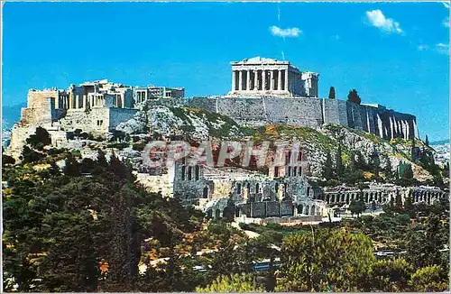 Cartes postales moderne Athenes Vue de l'Acropole