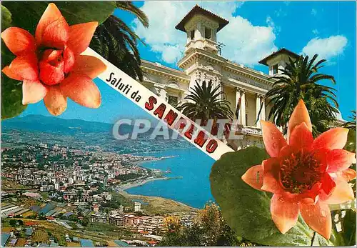 Cartes postales moderne Saluti da Sanremo