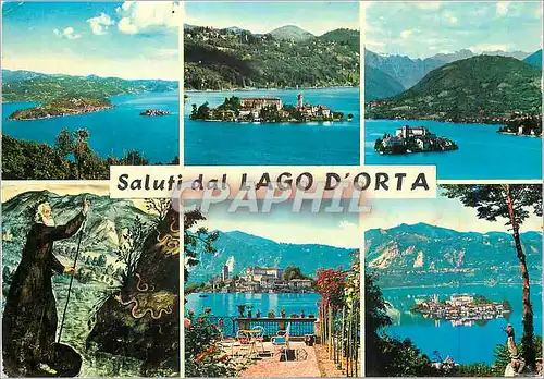 Cartes postales moderne Saluti dal Lago d'Orta