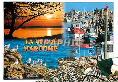 Cartes postales moderne La Vendee Maritime (France) Bateaux de peche