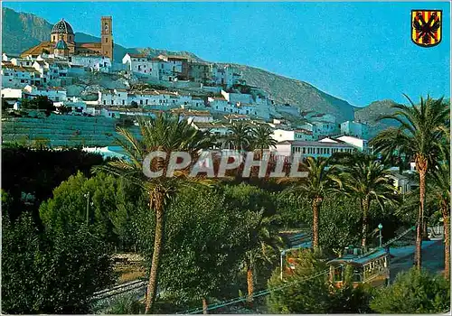 Moderne Karte Altea Alicante Vue Partielle