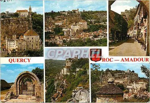 Cartes postales moderne Rocamadour Cite Medievale 2eme Site de France le Lot Terre des Merveilles