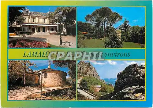 Moderne Karte Lamalou les Bains et ses Environs (Herault)