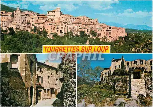 Cartes postales moderne Souvenir de Tourrettes sur Loup (A M) Cote d'Azur