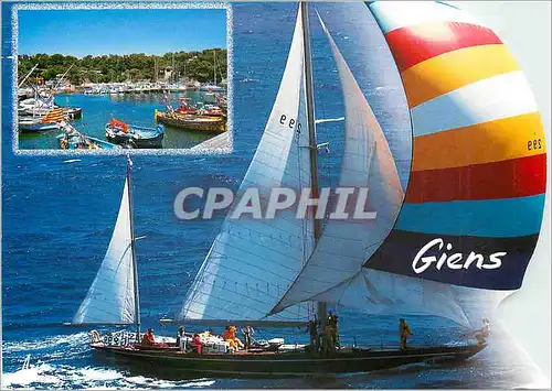 Cartes postales moderne Souvenir de la Presqu'Ile de Giens Hyeres les Palmiers Bateau