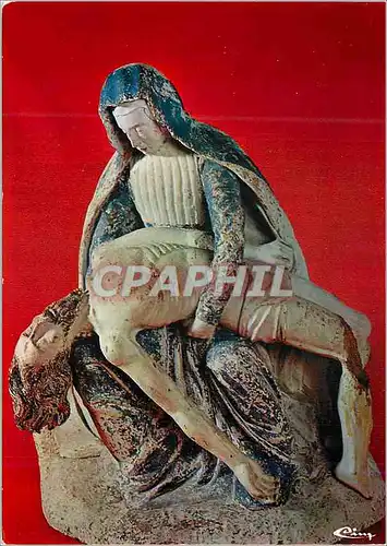 Cartes postales moderne Besancon (Doubs) Musee Populaire Comtois la Citadelle Vierge de Pitie de l'Abbaye de Corcelle (X