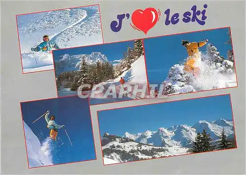 Cartes postales moderne Neige et Soleil le Ski