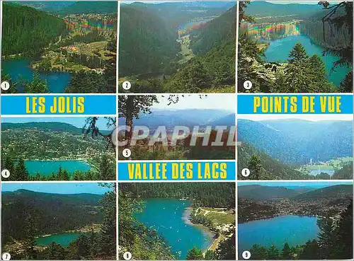Cartes postales moderne Les Hautes Vosges (France) les Jolis Points de Vue de la Vallee des Lacs Lac de Longemer