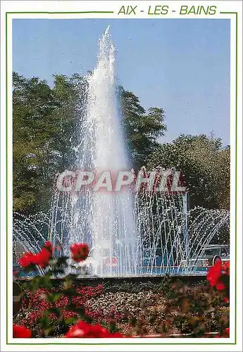 Cartes postales moderne Aix les Bains (Savoie) une des Nombreuses Fontaine de la Ville