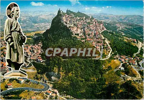 Cartes postales moderne Republica di S Marino Panorama de l'Avion