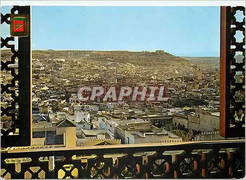 Cartes postales moderne Fes Vue Generale depuis l'Hotel Palais Jarnai