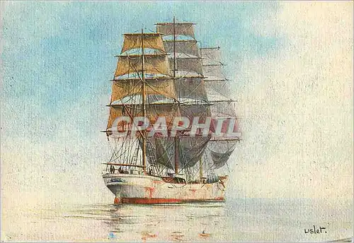 Cartes postales moderne Les Grands Voiliers Francais le Trois Mats Carre Leon Bureau  Bateau