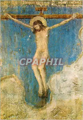 Cartes postales moderne Avignon Palais des Papes Chapelle St Martial Christ en Croix Fresque de Matteo Giovanetti (1344