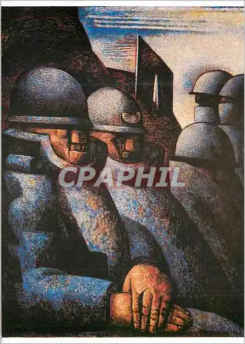 Cartes postales moderne Musee d'Art Moderne de la Ville de Paris Marcel Gromaire (1892 1971) la Guerre 1925