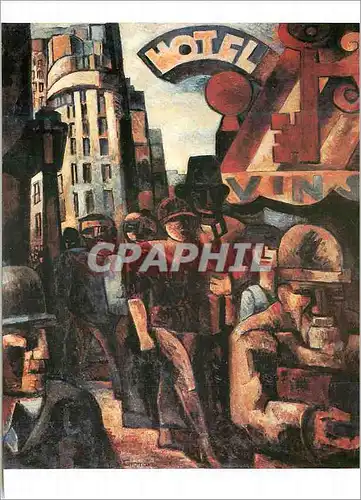 Cartes postales moderne Musee d'Art Moderne de la Ville de Paris Marcel Gromaire (1892 1971) la Rue 1923