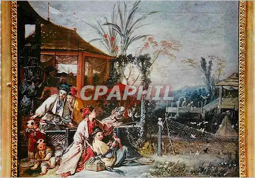 Cartes postales moderne Besancon (Doubs) Musee des Beaux Arts Francois Boucher Chasse Chinoise