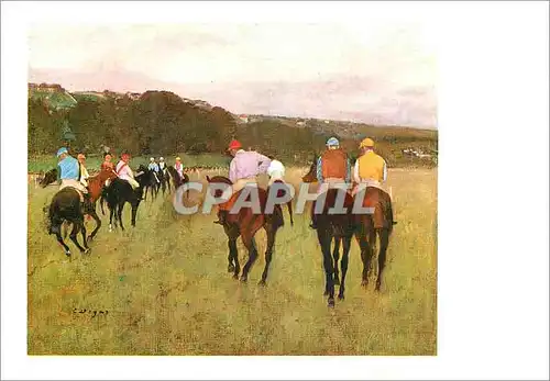 Moderne Karte Courtesy Museum Fine Arts Boston Degas Courses de Chevaux a Longchamp Hippisme