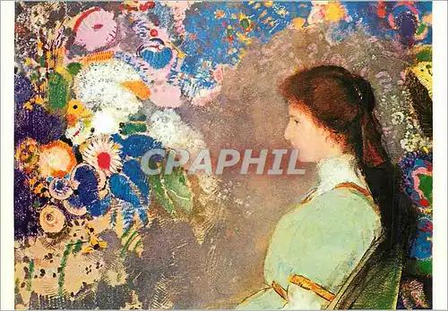Cartes postales moderne Cheveland Museum of Art Redon Odilon Portrait de Mlle Violette Heymann