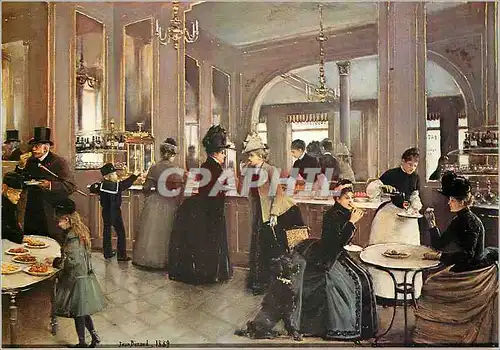 Cartes postales moderne Paris Musee Carnavalet Jean Beraud la Patisserie Gloppe